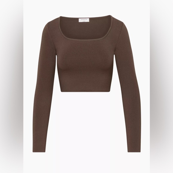 NWT Aritzia Babaton Sculpt Knit Prominence Long Sleeve - Picture 2 of 4